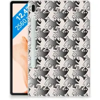 B2Ctelecom Samsung Galaxy Tab S7FE Back Case Salamander Grey