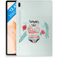B2Ctelecom Samsung Galaxy Tab S7FE Tablet Back Cover Boho Summer