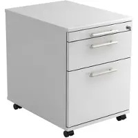 Hjh OFFICE PRO SIGNA AC20 RE - Rolcontainer Wit Hout met ophangsysteem Rail handvat (kunststof)