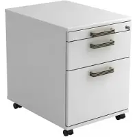 Hjh OFFICE PRO SIGNA AC20 SG - Rolcontainer Wit Hout met ophangsysteem Greeplijst kunststof