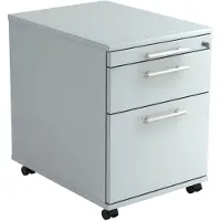 Hjh OFFICE PRO SIGNA AC20 RE - Rolcontainer Grijs Hout met ophangsysteem Rail handvat (kunststof)