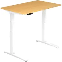 Hjh OFFICE PRO XBHM 12 WW - Beuken 120x80 Tafelhoogte I Elektrisch in hoogte verstelbaar