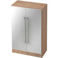 Hjh OFFICE PRO SIGNA G 7550 CE - Walnoot/Zilver Hoogte van de map | 3 OH Kast Chrome metaal handgreep
