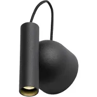 SLV LED Wandlamp | 6.2W 3000K 350lm 930 | IP20 Dimbaar Zwart | KARPO