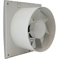 Europlast Badkamerventilator Ø 150 mm Zilver - standaard EE150S