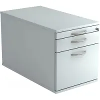 Hjh OFFICE PRO SIGNA TC20 BM - Rolcontainer Grijs Hout met ophangsysteem Metalen handgreep