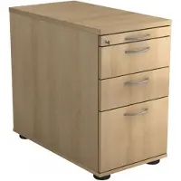 Hjh OFFICE PRO SIGNA SC40 BM - Rolcontainer Hout Eiken met ophangsysteem Metalen handgreep