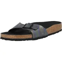 Birkenstock Madrid Dames Slippers Iridescent Black Narrow-fit 35
