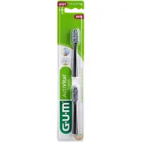 Gum 3x Activital Opzetborstel Zwart 2 Stuks