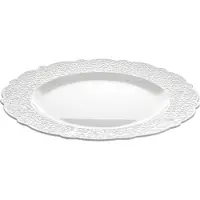 Alessi Serveerschaal Dressed White Porcelain 33,5 cm