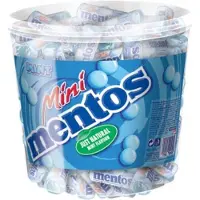 Mentos Mint Silo - Snoep - Vegan - 1x120stuks