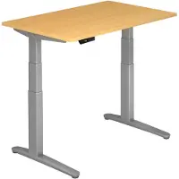 Hjh OFFICE PRO XBHM 12 SS - Beuken 120x80 Tafelhoogte I Elektrisch in hoogte verstelbaar