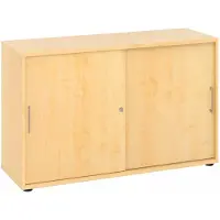 Hjh OFFICE PRO BETA 1752S - Hoogte van de map | 2 OH Schuifwandkast Esdoorn/Esdoorn