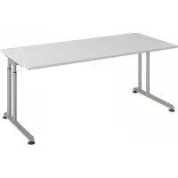 Hjh OFFICE PRO ZENO 19 S | 180x80 - 180 x 80 Grijs/Zilver Tafelhoogte I In hoogte verstelbaar
