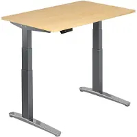 Hjh OFFICE PRO XBHM 12 GC - Esdoorn 120x80 Tafelhoogte I Elektrisch in hoogte verstelbaar
