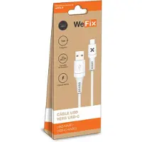 WeFix USBA-USBC CABLE 1M WHITE