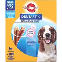 Pedigree # PED DENTASTIX MEDIUM 105-PACK