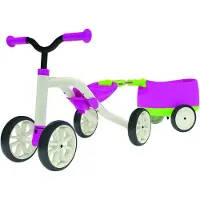 Generique Chillafish draisienne combo quadie+trailie - 4 roues - rose - 1 a 3 ans cpqt01pin