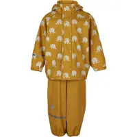 CeLaVi Regenkleidung - PU - Yellow m. Elefanten - - 130 - Regenkleidung