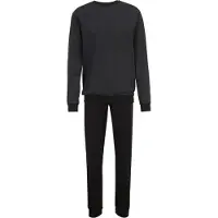 Schiesser Pyjama lang ' Nightwear Serie ' zwart