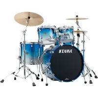 Tama Starclassic Walnut/Birch 4pc Shell Pack Molten Blue Ice Fade
