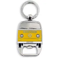 VW Collection - Volkswagen sleutelhanger accessoire sleutelhanger met bierflesopener in T2 Bulli Bus design (groen)