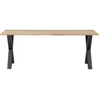Woood Tablo Tafel met U-poot - Eiken - 75x220x90