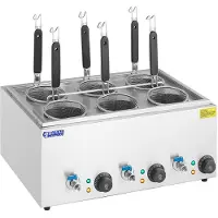 Royal Catering Pastakoker met 6 manden - temperatuur: 30-110 ° C