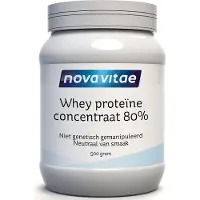 Nova vitae Whey proteine concentraat 80% 500 gram
