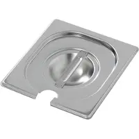 Bartscher Deksel 1/6GN | met lepeluitsparing | | A120656