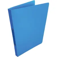 Alpha ringmap, voor ft A4, uit PP, 2 ringen van 16 mm, blauw - 7 stuks
