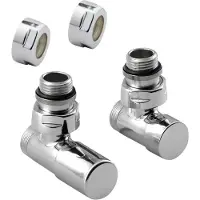 Sapho Compact aansluitset haaks chroom