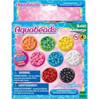 AquaBeads 31517 navulling parelpakket - 800 parels in 8 kleuren