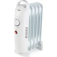 Tristar Haushaltsgeräte Tristar KA-5103, Elektrische olie radiator, Olie, Voor binnen gebruik, Vloermodel, Wit, Knopbediening, Draaibaar
