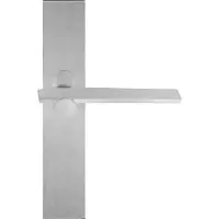 Formani Massieve deurkruk ongeveerd op schild blind - mat RVS - BB100P236SFC - TENSE