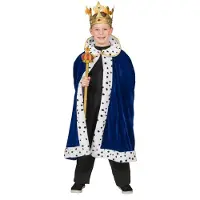 Coppens Prinsen cape of konings cape blauw | Maat 164