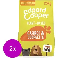 Edgard & Cooper Plantbased Adult Wortel&Courgette - Hondenvoer - 2 x 2.5 kg