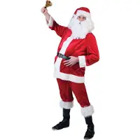 Espa Prachtige fluwelen kerstmannenpakken voor kerstmis