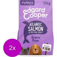 Edgard & Cooper Puppy Graanvrij Zalm&Kalkoen - Hondenvoer - 2 x 2.5 kg