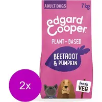 Edgard & Cooper Plantbased Adult Rode Biet&Pompoen - Hondenvoer - 2 x 7 kg