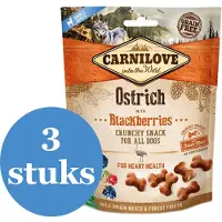Carnilove Crunchy Snack Struisvogel / Zwarte Bes - 3 x 200 g