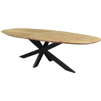 AVH-Collectie Mulia dining tuintafel 280x130xH76 cm ovaal