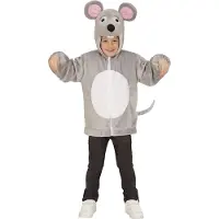 Vegaoo Vest met capuchon muis voor kinderen - Kinderkostuums - 86/92