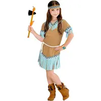 Vegaoo "Kleine indiaan kostuum voor meisjes - Verkleedkleding - 116/128"