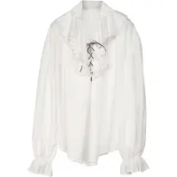 Widmann Carnavalspak Piratenshirt wit
