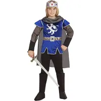 Widmann King Arthur kostuum blauw kinderen