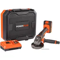 Powerplus POWDP35150 Haakse Slijper 20v 115mm +batt. 40v 2.5ah + lader