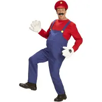 Finidi Loodgieter Mario | Man | Large | Carnaval kostuum | Verkleedkleding