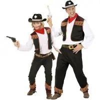 E-Carnavalskleding.nl Carnavalskleding cowboykostuums voor vader & zoon