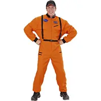 E-Carnavalskleding.nl Carnavalskleding: Oranje astronauten overall voor mannen
